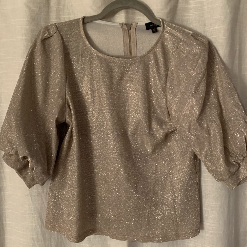Metallic/Sparkly top